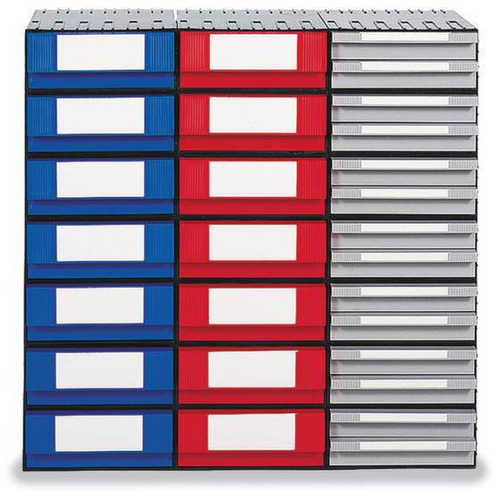 Plastipol Scheu 1658434 Schublade für Schubladensystem (B x H x T) 242 x 51 x 345mm Grau 1St.