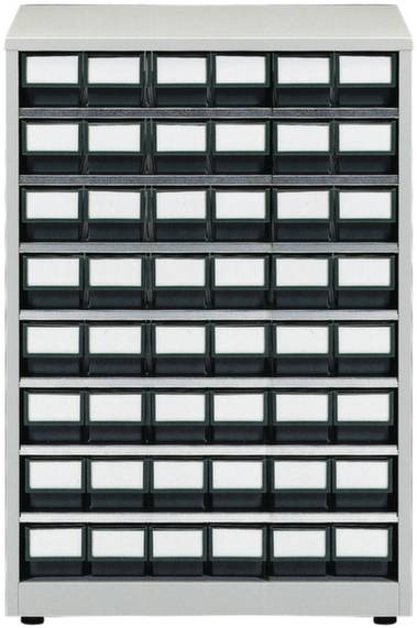 Treston 4840-3 ESD Lagermagazin (B x H x T) 605 x 870 x 410mm Lichtgrau, Grau 1St.