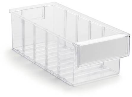 Treston 527500 Kleinteilebehälter (B x H x T) 132 x 100 x 300mm Transparent 30St.