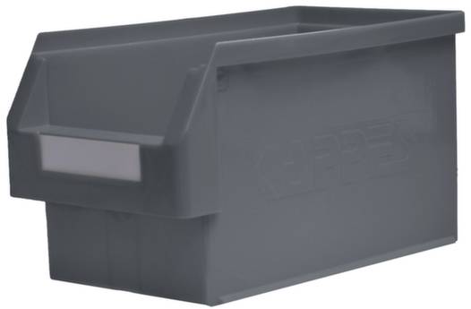 Kappes 6002.00.0254 ESD Sichtlagerkasten Favorit lebensmittelgeeignet (B x H x T) 200 x 200 x 350mm Grau 1St.