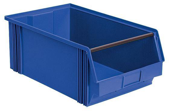 BRB Lagertechnik 974278 Sichtlagerkasten lebensmittelgeeignet (B x H x T) 300 x 200 x 510mm Blau 6St.
