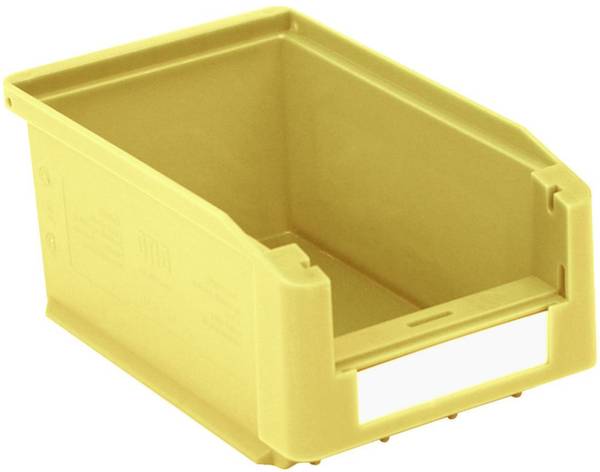 BITO Lagertechnik 383908 Sichtlagerkasten lebensmittelgeeignet (B x H x T) 103 x 75 x 160mm Gelb 40St.