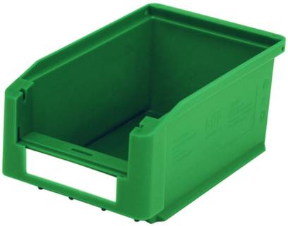 BITO Lagertechnik 383919 Sichtlagerkasten lebensmittelgeeignet (B x H x T) 103 x 75 x 160mm Grün 40St.