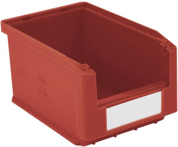 BITO Lagertechnik 383985 Sichtlagerkasten lebensmittelgeeignet (B x H x T) 150 x 125 x 230mm Rot 20St.