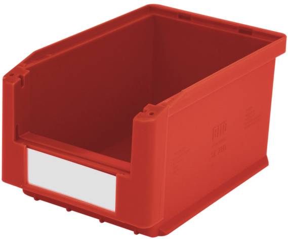 BITO Lagertechnik 383985 Sichtlagerkasten lebensmittelgeeignet (B x H x T) 150 x 125 x 230mm Rot 20St.