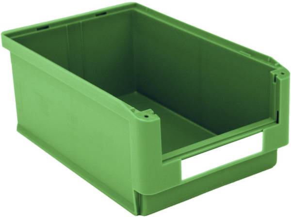 BITO Lagertechnik 384536 Sichtlagerkasten lebensmittelgeeignet (B x H x T) 315 x 200 x 500mm Grün 6St.