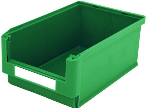BITO Lagertechnik 384536 Sichtlagerkasten lebensmittelgeeignet (B x H x T) 315 x 200 x 500mm Grün 6St.