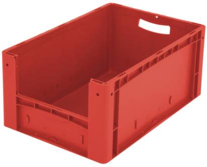 BITO Lagertechnik 1658497 Sichtlagerkasten lebensmittelgeeignet (L x B x H) 600 x 400 x 270mm Rot 1St.