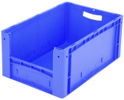 BITO Lagertechnik 1658498 Sichtlagerkasten lebensmittelgeeignet (L x B x H) 600 x 400 x 270mm Blau 1St.