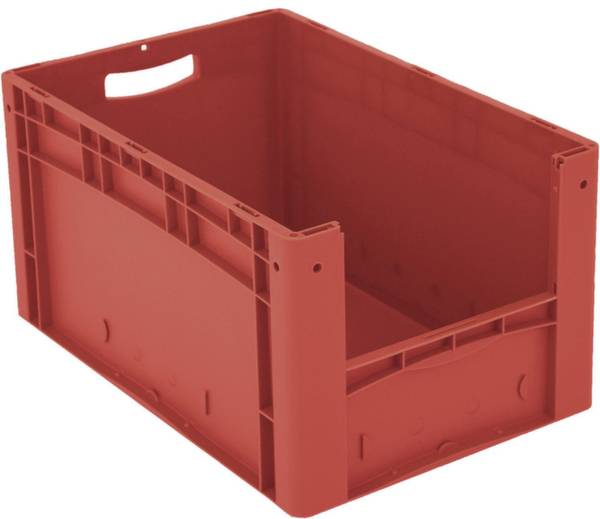 BITO Lagertechnik 1658499 Sichtlagerkasten lebensmittelgeeignet (L x B x H) 600 x 400 x 320mm Rot 1St.