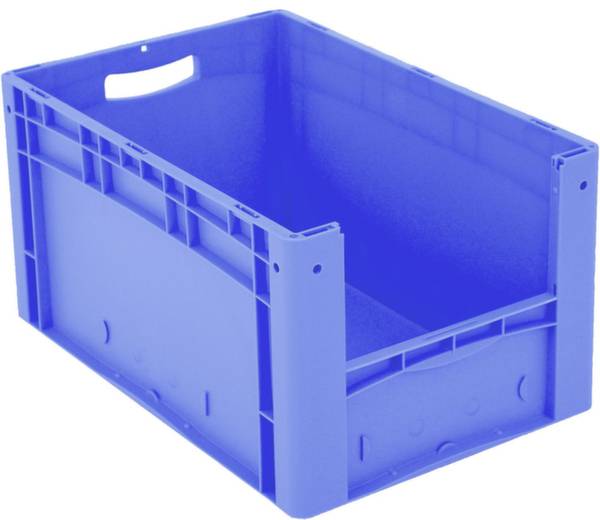 BITO Lagertechnik 1658500 Sichtlagerkasten lebensmittelgeeignet (L x B x H) 600 x 400 x 320mm Blau 1St.