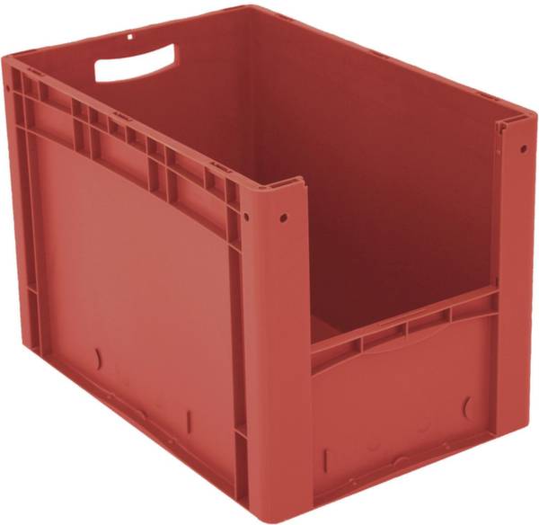 BITO Lagertechnik 1658501 Sichtlagerkasten lebensmittelgeeignet (L x B x H) 600 x 400 x 420mm Rot 1St.