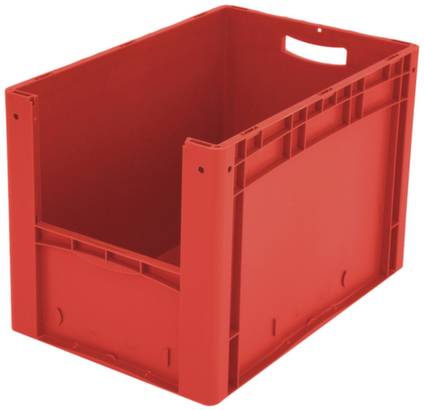 BITO Lagertechnik 1658501 Sichtlagerkasten lebensmittelgeeignet (L x B x H) 600 x 400 x 420mm Rot 1St.