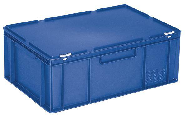 BRB Lagertechnik 1658503 Stapelbehälter lebensmittelgeeignet (L x B x H) 600 x 400 x 235mm Blau 1St.