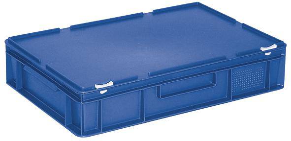 BRB Lagertechnik 1658507 Stapelbehälter lebensmittelgeeignet (L x B x H) 600 x 400 x 135mm Blau 1St.