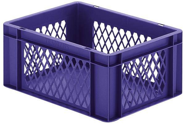 LA-KA-PE 204030 Stapelbehälter lebensmittelgeeignet (L x B x H) 400 x 300 x 175mm Blau 4St.