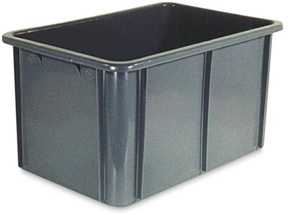 BRB Lagertechnik 1658522 Stapelbehälter lebensmittelgeeignet (L x B x H) 600 x 400 x 320mm Grau 1St.