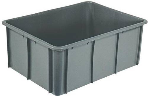 1658523 Stapelbehälter lebensmittelgeeignet (L x B x H) 800 x 600 x 320mm Grau 1St.