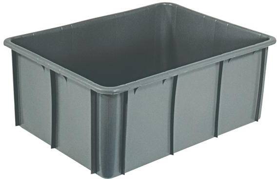 BRB Lagertechnik 1658523 Stapelbehälter lebensmittelgeeignet (L x B x H) 800 x 600 x 320mm Grau 1St.