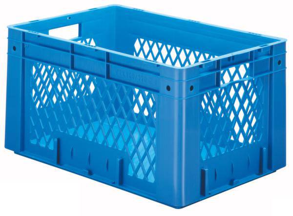 LA-KA-PE VTK 600/320-1 Stapelbehälter lebensmittelgeeignet (L x B x H) 600 x 400 x 320mm Blau 2St.