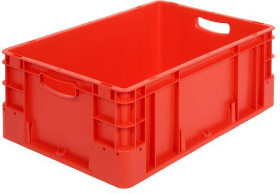 Alpha Paletten & Boxen 1658539 Stapelbehälter lebensmittelgeeignet (L x B x H) 600 x 400 x 220mm Rot 1St.