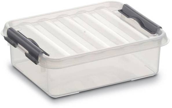 BRB Lagertechnik 527598 Stapelbehälter (L x B x H) 200 x 150 x 140mm Transparent 5St.