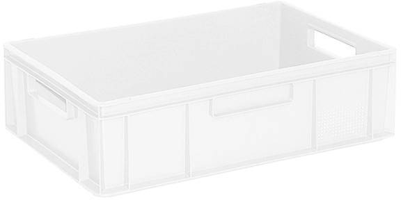 BRB Lagertechnik 1658556 Stapelbehälter Basic lebensmittelgeeignet (L x B x H) 600 x 400 x 170mm Weiß 1St.