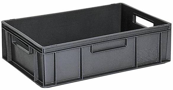 BRB Lagertechnik 1658558 Stapelbehälter Basic lebensmittelgeeignet (L x B x H) 600 x 400 x 170mm Grau 1St.