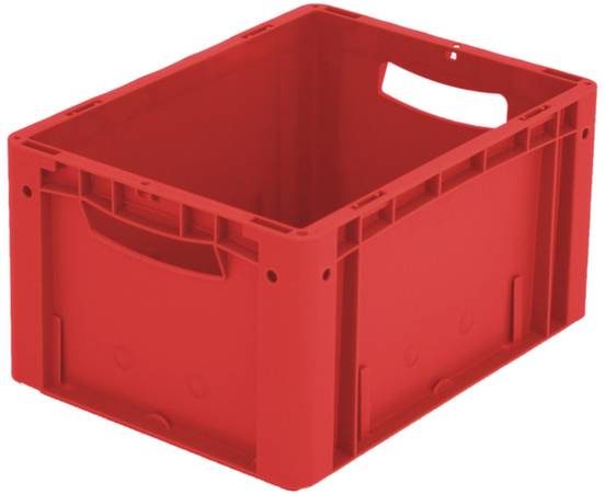 BITO Lagertechnik 1658560 Stapelbehälter Ergonomic lebensmittelgeeignet (L x B x H) 400 x 300 x 220mm Rot 1St.