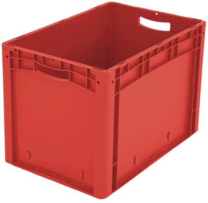 BITO Lagertechnik 1658561 Stapelbehälter Ergonomic lebensmittelgeeignet (L x B x H) 600 x 400 x 420mm Rot 1St.