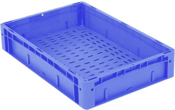 BITO Lagertechnik 1658562 Stapelbehälter Ergonomic lebensmittelgeeignet (L x B x H) 600 x 400 x 120mm Blau 1St.