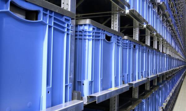 BITO Lagertechnik 1658566 Stapelbehälter lebensmittelgeeignet (L x B x H) 600 x 400 x 320mm Blau 1St.