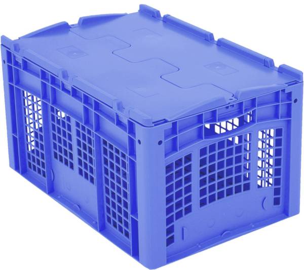 BITO Lagertechnik 1658566 Stapelbehälter lebensmittelgeeignet (L x B x H) 600 x 400 x 320mm Blau 1St.