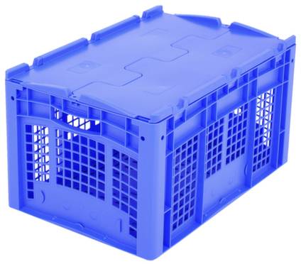 BITO Lagertechnik 1658566 Stapelbehälter lebensmittelgeeignet (L x B x H) 600 x 400 x 320mm Blau 1St.