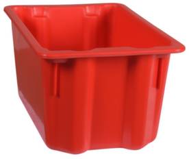 Plastipol Scheu 1658571 Stapelbehälter lebensmittelgeeignet (L x B x H) 400 x 280 x 180mm Rot 1St.