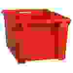 1658575 Stapelbehälter lebensmittelgeeignet (L x B x H) 600 x 400 x 300mm Rot 1St.