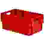 510057 Drehstapelbehälter lebensmittelgeeignet (L x B x H) 600 x 400 x 270mm Rot 2St.