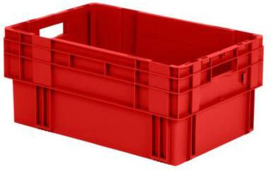 LA-KA-PE 510057 Drehstapelbehälter lebensmittelgeeignet (L x B x H) 600 x 400 x 270mm Rot 2St.