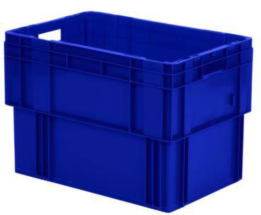 LA-KA-PE 510069 Drehstapelbehälter lebensmittelgeeignet (L x B x H) 600 x 400 x 420mm Blau 2St.