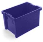 LA-KA-PE 701120 Stapelbehälter lebensmittelgeeignet (L x B x H) 600 x 400 x 350mm Blau 5St.