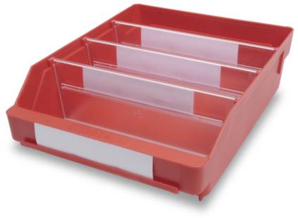Stemo 443657 ESD Regalkasten lebensmittelgeeignet (B x H x T) 240 x 95 x 300mm Rot 15St.
