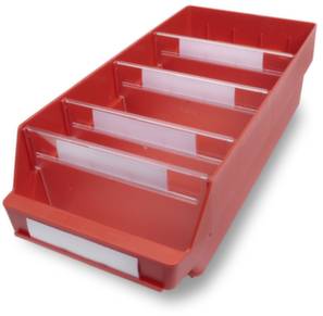Stemo 443839 ESD Regalkasten lebensmittelgeeignet (B x H x T) 240 x 150 x 500mm Rot 10St.