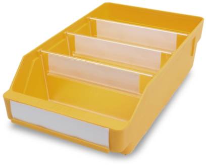 Stemo 689497 ESD Regalkasten lebensmittelgeeignet (B x H x T) 180 x 95 x 300mm Gelb 20St.