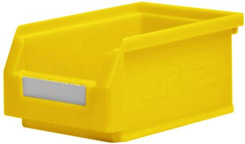 Kappes 1658671 Sichtlagerkasten (B x H x T) 105 x 75 x 160mm Gelb 1St.