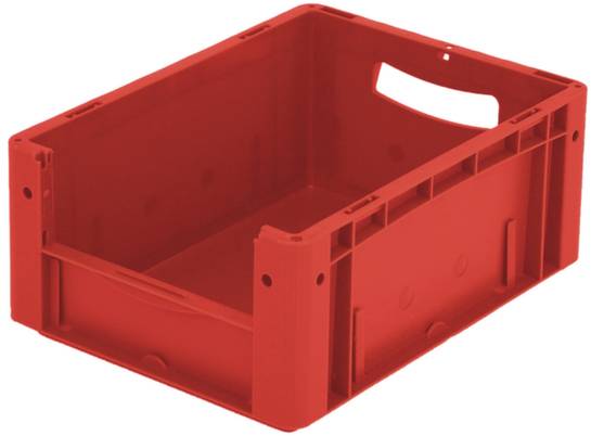 BITO Lagertechnik 1658693 Sichtlagerkasten lebensmittelgeeignet (L x B x H) 400 x 300 x 170mm Rot 1St.