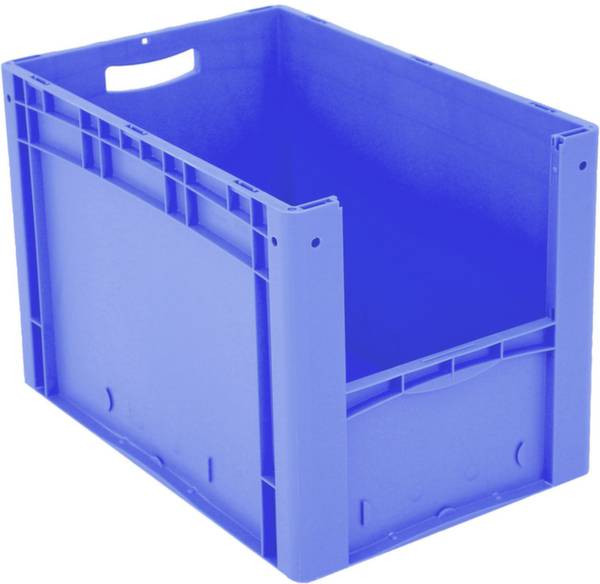 BITO Lagertechnik 1658695 Sichtlagerkasten lebensmittelgeeignet (L x B x H) 600 x 400 x 420mm Blau 1St.
