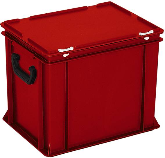 BRB Lagertechnik 1658698 Stapelbehälter lebensmittelgeeignet (L x B x H) 400 x 300 x 335mm Rot 1St.