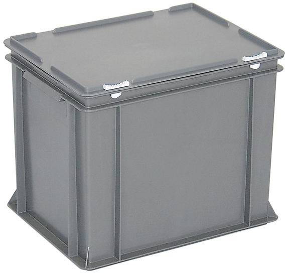 BRB Lagertechnik 1658701 Stapelbehälter lebensmittelgeeignet (L x B x H) 400 x 300 x 335mm Grau 1St.