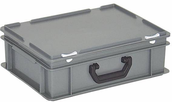 BRB Lagertechnik 1658702 Stapelbehälter lebensmittelgeeignet (L x B x H) 400 x 300 x 135mm Grau 1St.