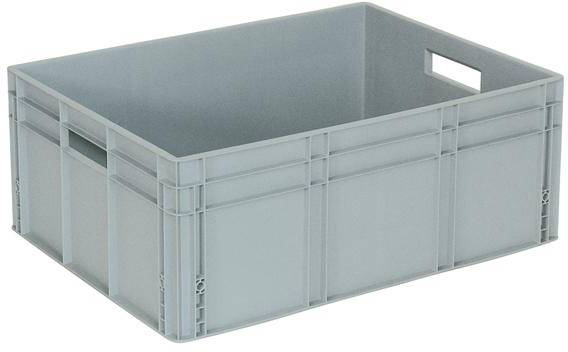 BRB Lagertechnik 1658718 Stapelbehälter lebensmittelgeeignet (L x B x H) 800 x 600 x 320mm Grau 1St.